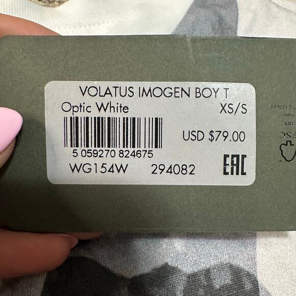 ALLSAINTS Women's Volatus Imogen Boy T-Shirt Size XS/S In Optic White - Picture 10 of 14